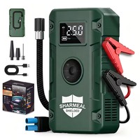 Fabricant OEM&ODM – Démarreur de batterie 4-en-1 12V 60000mAh 1000A pour moto et voiture, batterie externe portable et pompe à air