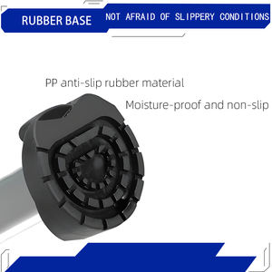 Tongkat berjalan medis, tongkat penopang Jalan aluminium paduan 3 kaki dengan tempat duduk - Product Image 6