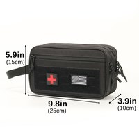 Stocks d'usine pochette tactique IFAK MOLLE organisateur de trousse de premiers soins médicaux pour la survie en cas d'urgence pochette de trousse de traumatisme EDC/EMT