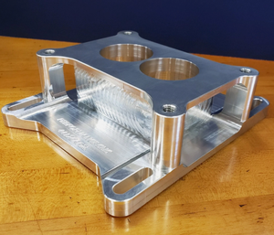 Holley 2300 4412 2-bbl-4150 흡기 매니폴드에 적합한 스페이서 어댑터 플레이트 - Product Image 3