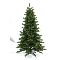Hochwertiger Vollkunststoff Großer Weihnachtsbaum 2,74m Luxuriöser Künstlicher Weihnachtsbaum Mit Eingebauter Beleuchtung