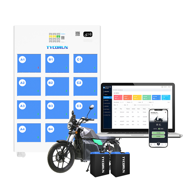 TYCORUN Charging Cabinet Battery Swap Module Motorcycle E-bike Scooter Battery Swapping Multi Functional Charging Station