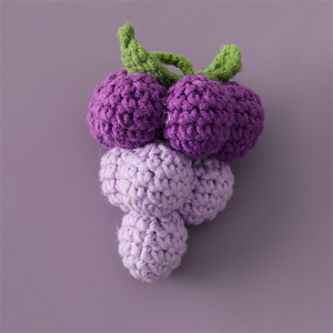 Ornamenti lavorati a maglia a mano uncinetto verdure Amigurumi frutti piccoli portachiavi all'uncinetto - Product Image 3