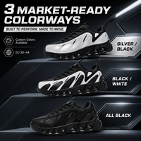 Sneakers con Cuscino d'Aria Personalizzate per Aumentare l'Altezza di 4,5 CM, Scarpe Casual Chunky OEM ODM per Uomo