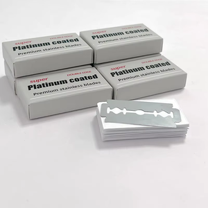 Lames <span class=keywords><strong>de</strong></span> <span class=keywords><strong>rasoir</strong></span> <span class=keywords><strong>de</strong></span> sécurité universelles Spolo D10-1, lot <span class=keywords><strong>de</strong></span> 100, double tranchant, en acier inoxydable, pour barbier, lames remplaçables - Product Image 6