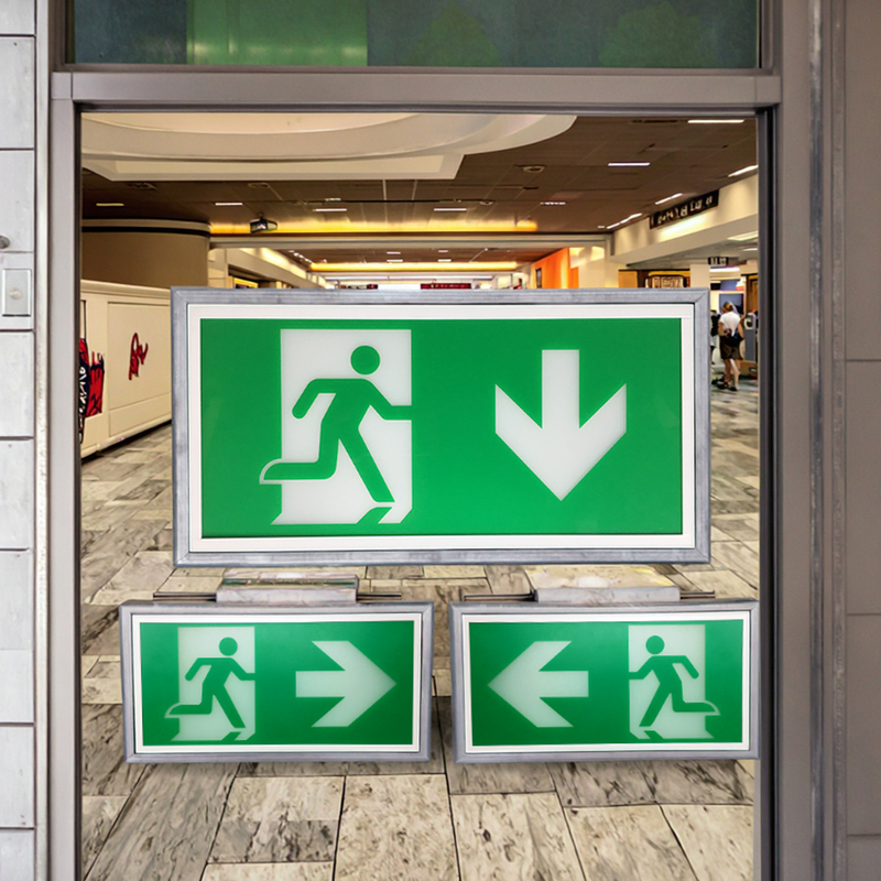 Emergency LED Exit Sign Light for