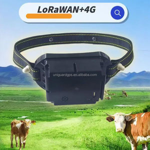 Dispositif de clôture virtuelle pour bétail alimenté par l'énergie <span class=keywords><strong>solaire</strong></span> Cguard, positionnement GPS/Beidou avec fonction vocale et de choc pour les vaches/chèvres - Product Image 5