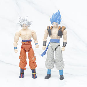 Figurines d'action d'anime japonais Dragonballs, <span class=keywords><strong>6</strong></span> pouces, jouets en PVC DBZ avec articulations mobiles, jouets <span class=keywords><strong>Super</strong></span> Saiyan avec accessoires détachables - Product Image 5