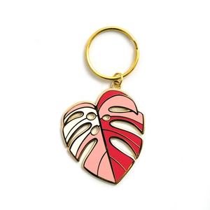 VastGifts Metal Keychain Customized Leaf Tea Design Soft Hard Enamel Keychains for <b>Bag</b> Decoration - Product Image 6