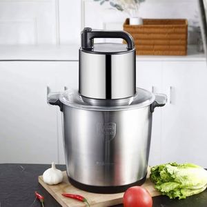 Picadora de Carne y Procesador de Alimentos Multifunción de Acero Inoxidable de 6L para Uso Doméstico, Ideal para Preparar Fufu y Picar - Product Image 4