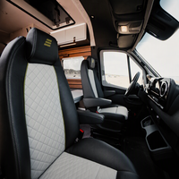 Kit de conversion de camping-car modulaire Sprinter avec toit relevable, sièges pivotants, lit 4 places et cuisine pour Mercedes W907 W906