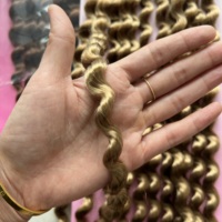 Extensions de cheveux synthétiques pour tresses au crochet, Ondes océaniques, Ondes profondes, Ondes aquatiques, Boucles afro souples, Cheveux bouclés Gogo pour femmes