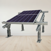 Système de structure agricole pour panneaux solaires photovoltaïques en acier galvanisé terrestre, support de montage au sol