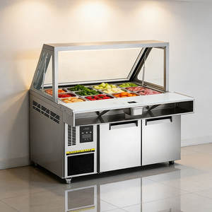 Tavolo Refrigerato Professionale con Scomparti per Pizzerie, Soluzione Completa ed Efficiente per la Preparazione e Conservazione degli Ingredienti - Product Image 2
