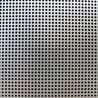 Tôle perforée noire revêtue de métal, maille perforée pour garde-corps de balcon