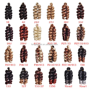 <span class=keywords><strong>Cheveux</strong></span> synthétiques en gros, boucles françaises élastiques, spirales, pour crochet, en fibre haute température, boucles lâches italiennes, <span class=keywords><strong>cheveux</strong></span> à tresser volumineux - Product Image 4