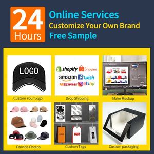 Casquette de camionneur personnalisée de haute qualité avec logo, 5 panneaux, logo stéréoscopique, autocollant en tissu, broderie, casquette de papa - Product Image 6