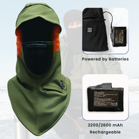 Bonnet d'hiver chauffant électrique rechargeable USB, masque coupe-vent, bonnet de ski épais coupe-vent pour unisexe, balaclavas, bonnet chauffant