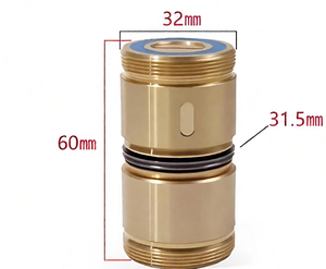 Ensemble de roue guidée pour pièces EDM 32*60mm, rouleau de poulie avec siège en cuivre, ensemble de poulie 568 Box pour machine de découpe à fil WEDM-HS, Chine - Product Image 3