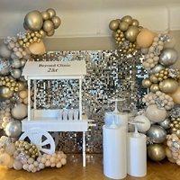Plinthes en acrylique présentoir colonne cylindre rond acrylique fleur gâteau mariage or clair argent socle support pour les fêtes d'enfants