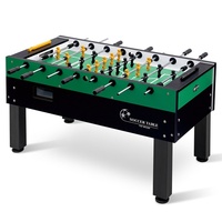 Table de football de table MDF à neuf étoiles, machine de football à monnayeur, divertissement sportif compétitif