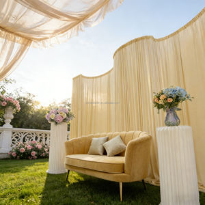 ANNIELU Rideaux et draperies de fond en spandex hautement élastique, style moderne et luxueux, NOUVELLE ARRIVÉE, pour mariage, anniversaire, événement, décoration, photomaton - Product Image 5