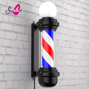 <span class=keywords><strong>Salone</strong></span> barbiere palo rotante luce rossa bianca blu strisce LED barbiere segno <span class=keywords><strong>per</strong></span> <span class=keywords><strong>parrucchiere</strong></span> negozio - Product Image 2