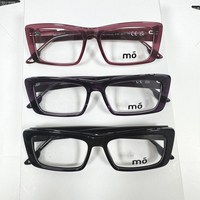 Déstockage Lunettes en acétate carrées de haute qualité Cadres de lunettes en acétate patchwork pour hommes et femmes Stock mixte en gros