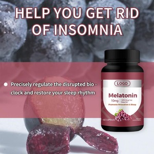 Le capsule popolari di supporto del sonno 10mg per adulti promuovono la calma e il rilassamento - Product Image 4