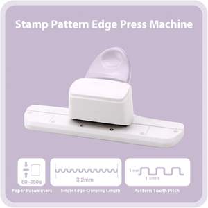 Perforadora M5 A7 para Cuadernos de Hojas Sueltas, Herramienta de Prensa Manual con Grabador Floral para Manualidades y Diarios - Product Image 3