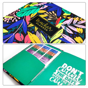 Tùy chỉnh in ấn 2026 2027 hàng ngày hàng tuần văn phòng phẩm bìa cứng giáo viên kế hoạch và máy tính xách tay - Product Image 4