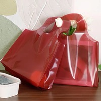 Sacs de vêtements de sport en plastique avec trous de perforation Sacs à provisions personnalisés Couverture de vêtements