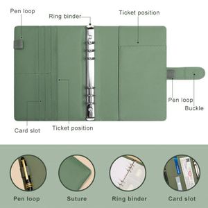 Carpeta de Anillas Económica y Rentable para Ahorrar Dinero en 100 Días, Carpeta de Anillas de Plástico A5, Sobres para Dinero, Estilo Ejecutivo, Seda - Product Image 2