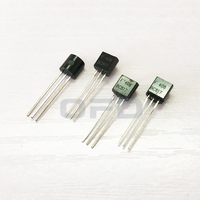 Transistor bipolaire BC817 TO-92 à montage traversant, applications d'amplificateur de commutation, 45V 500mA NPN, transistor à usage général BC817
