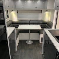 Diperkuat sasis Off Road Trailer perjalanan berkemah ponsel rumah Motorhome Camper hibrida karavan standar Australia