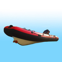 Yacht de luxe ZM RIB460 en alliage d'aluminium 1,2 mm, bateau pneumatique RIB, bateau rapide en PVC Hypalon, bateau pneumatique de pêche, canot de sauvetage, 7+ personnes