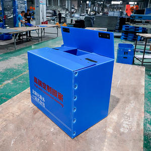 कॉर्क्स कोरोप्कल सामग्री के साथ शिपिंग कंटेनरों के लिए फोल्डेबल ढहने वाला पीपी नालीदार - Product Image 2