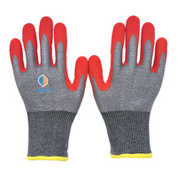 NMSHIELD Gants de travail anti-froid ANSI Niveau de coupe 4 Gants de travail en nitrile sableux Gants thermiques imperméables