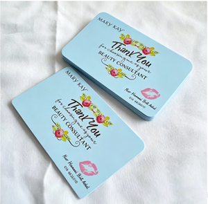 Tarjetas de Agradecimiento Personalizadas para Pequeñas Empresas - Impresión Digital Personalizada, Encuadernación Perfecta, Cubierta Dura, Laminación de Película - Product Image 3