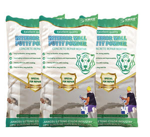 उच्च गुणवत्ता वाले पुटी पाउडर सफेद सीमेंट आधारित दीवार पुटी आंतरिक दीवार पुटी - Product Image 2