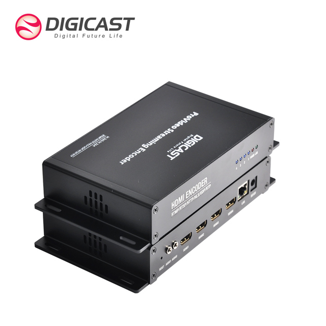 Portable Low Cost 4 Channels HD 4k HDM I Encoder IPTV Encoder with HTTP SRT HLS RTMP UDP RTP Out
