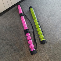 Balles de Pickleball directes d'usine Construction en plastique ramasseur de balles de Tennis Tube ramassage personnalisable collecteur de balles de Pickleball