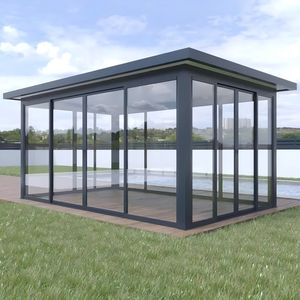 <span class=keywords><strong>Casa</strong></span> del Patio Anti-corrosione e impermeabile con vetro temperato per la stanza del terrazzo del cortile del giardino scelta popolare - Product Image 1