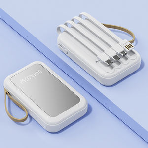 แบตเตอรี่สำรองแบบพกพาจอแสดงผลดิจิตอล4เส้น10000mAh 20000mAh 5W 3.7V โลโก้ตามสั่ง - Product Image 4