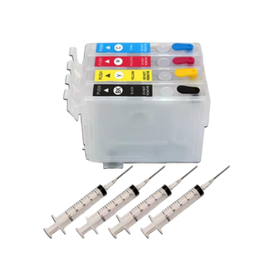 <span class=keywords><strong>Cartouche</strong></span> d'encre <span class=keywords><strong>vide</strong></span> rechargeable <span class=keywords><strong>T0711</strong></span>-T0714 pour <span class=keywords><strong>Epson</strong></span> Stylus DX7450 DX8400 DX8450 DX9400F D78 D92 D120 S21 SX115 SX200 SX205 SX215 - Product Image 2