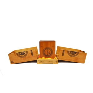 Bamboo Tea Packaging Box Rectangle Handmade Pyrography Design Gift Craft ZLH 035 - Product Image 5
