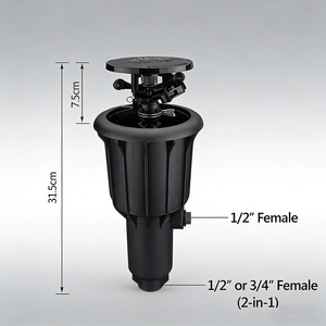 <span class=keywords><strong>Aspersor</strong></span> <span class=keywords><strong>de</strong></span> Riego para Césped, Giratorio 360 Grados, <span class=keywords><strong>de</strong></span> Plástico, para Jardín y Agricultura, 1/2 3/4 - Product Image 4