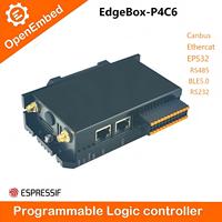 Pengontrol Edge Kompak Serbaguna Cerdas ESP32-P4 EdgeBox-P4C6 Berkinerja Tinggi untuk Otomasi Industri dan Pemrograman PLC