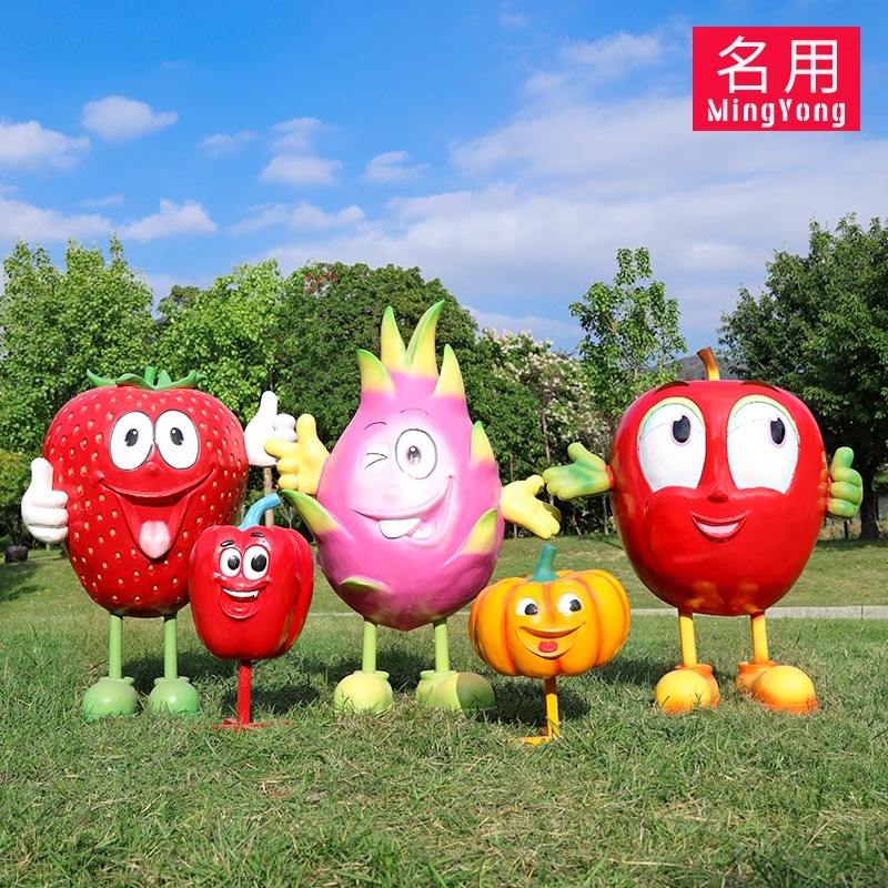 2026 Cartoon Vegetable Cabbage Props Life Size Carving Vegetable ...