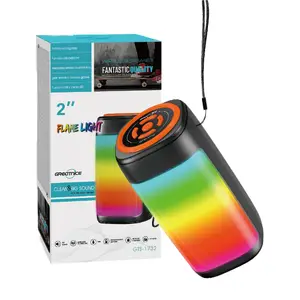 GTS-1732 Sporting event Disco Dance Multi-Colors Fluorescent Lighting Lamp Wholesale Wireless Portable Gaming Desktop Speakers